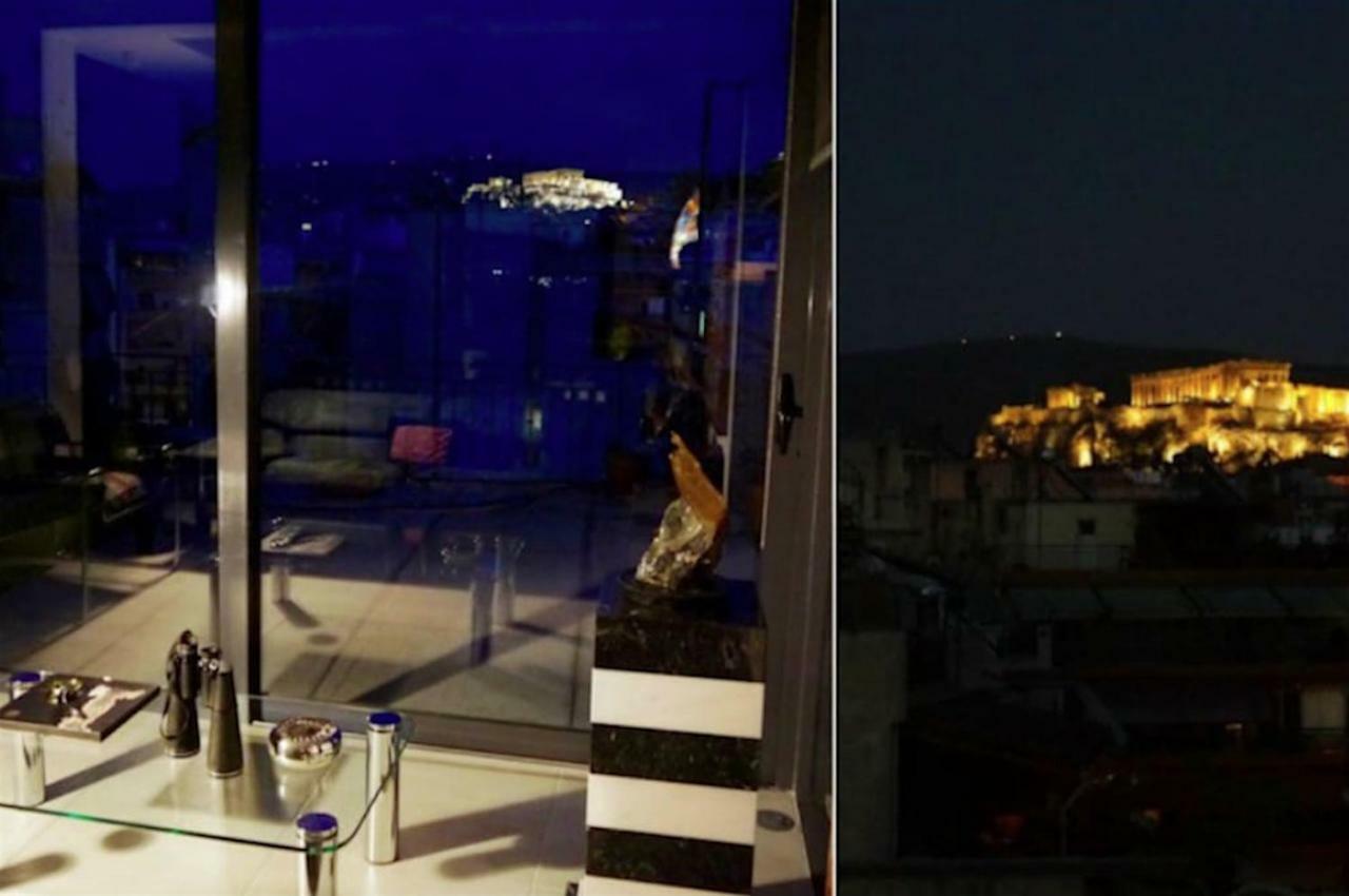 아테네 Stylish Penthouse With Acropolis And 360 View 아파트 외부 사진
