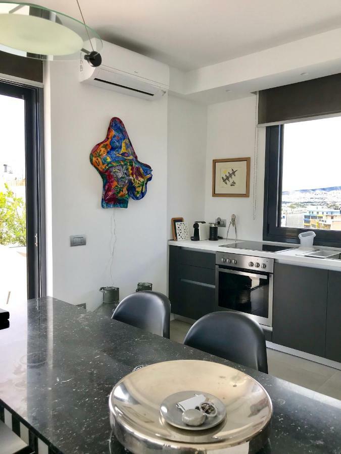 아테네 Stylish Penthouse With Acropolis And 360 View 아파트 외부 사진